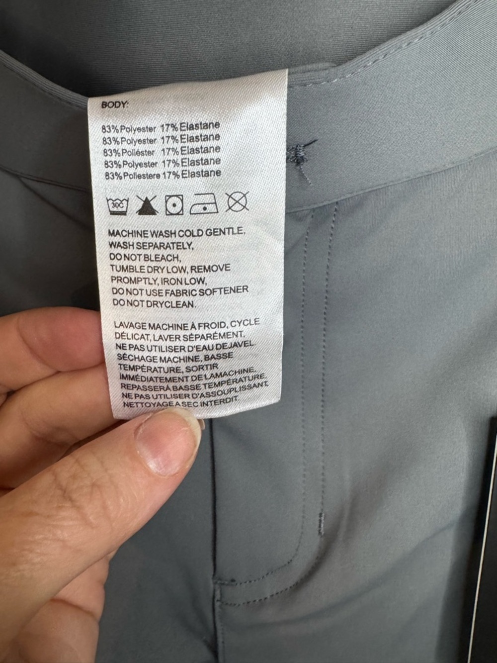 LIBIN Black Stretch golf jogger Pants - Picture 3 of 3
